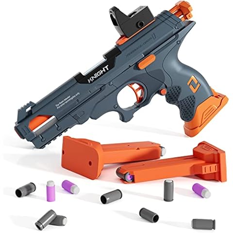 Spielzeug Pistole mit 60 Munition 2 Magazin Cover