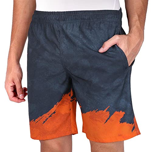 Shorts Drop Shot Nikita Beach Marinho Mescla e Laranja-GGG