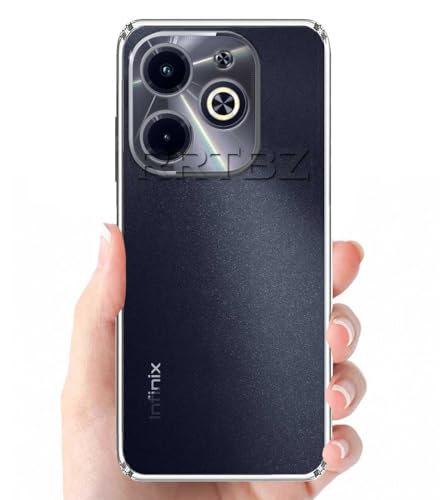 Image of Soft Silicone TPU Back Cover Compatible with Infinix Hot 40i / Smart 8 HD /Tecno Spark GO (2024)