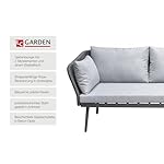 LC Garden Sunera Gartenlounge Set Dunkelgrau