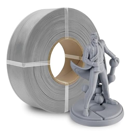 Polymaker Panchroma Refill Spool Grey PLA 3D Printing Filament Refill, Compatible with All Reusable Spools and All Major FDM 3D Printers, Tangle-Free, Vibrant Colors, 1.75mm 1kg