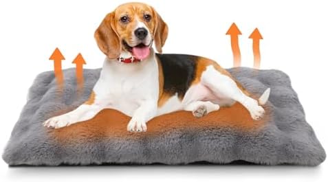 XIAPIA Selbstheizende Decke Katze & Hunde, Flauschig Selbstwärmend 90*60 CM | Katzendecke ohne Kabel, Wärmedecke Heizdecke ohne Strom, Washbar Thermodecke Katzenkissen Katzenbett I