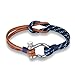 Produktbild SHOUAQI lederarmband für männer Schmuck Sport Camping Fallschirmschnur Überleben Armband Männer Frauen Mit Edelstahl Schäkel Schnalle Mode