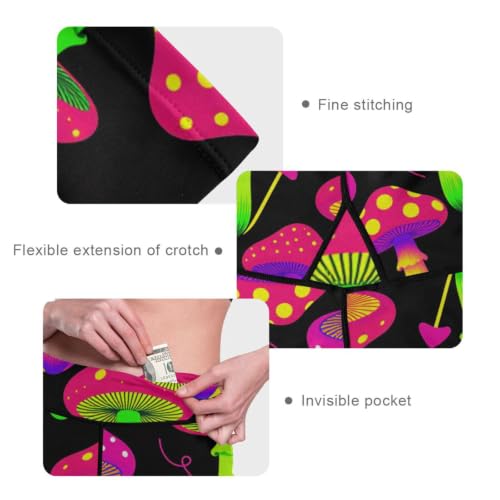 Pantalones de yoga para mujer elásticos psicodélicos que estilizan la figura 5