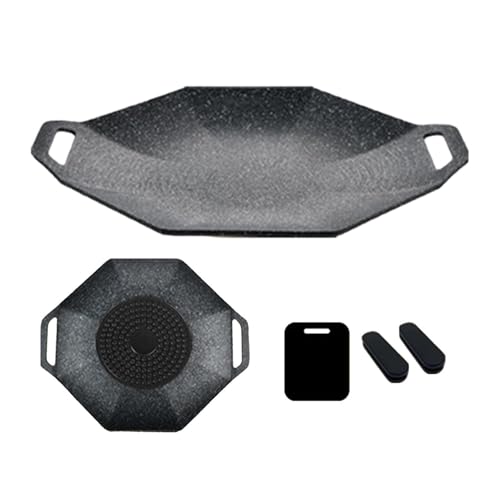Parrilla Para Placa - Sartén De Placa Con Revestimiento De Piedra Portátil Para Cocción En La Cocina | Parrilla De Barba Cocción Es Adecuado Para Una Dieta Saludable De Aceite Claro, Reduciendo La