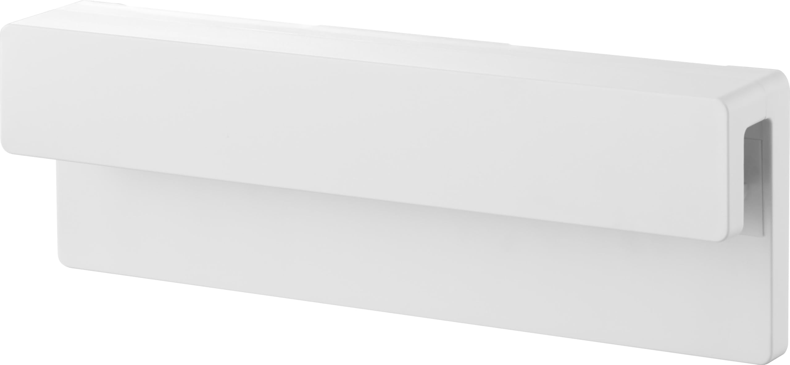 Yamazaki (山崎実業) Film Hook Insert-Type Toothbrush & Tube Holder W18 White Main Body: W 7.1 x D 1.1 x H 2.4 inches (excluding film hook) Tower Tower Floating Storage Toothbrush Holder Toothbrush Stand :