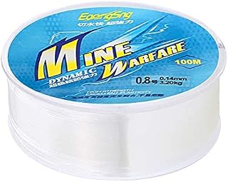 100 Meters Clear Nylon Fishing Line, Invisible Monofilament Wire Fishing Line Strong Nylon Fishing Thread for Sea Fishing