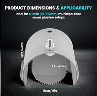 Delousiber Stainless Steel Rat Drain Guard, Rats & Mice Prevention for Drains, Heavy Duty 304 Steel Rat Blocker with Sharpe Edge for Sewers Drains Basement Outdoor