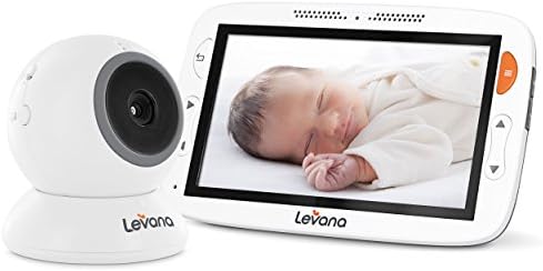 Levana Alexa 5” LCD Video Baby Monitor with 12 Hour Battery Life, Night Vision Camera, Feeding/Nap Timer, Two Way Intercom, Rapid Recharge Technology and Power Save Mode