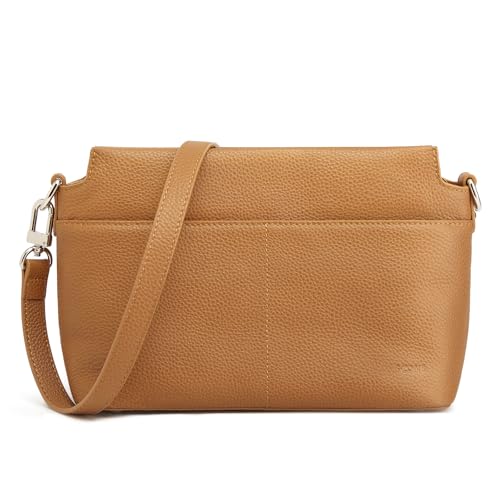 S-ZONE Crossbody Bags for Women Genuine Leather Purses Small