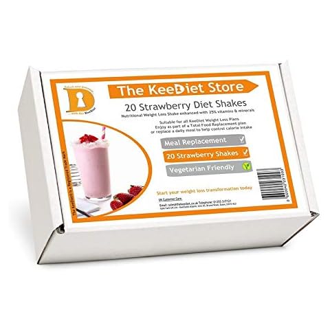 20 KeeDiet® VLCD Meal Replacement Diet Shakes (Strawberry) Cover