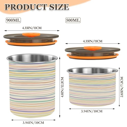 Envase hermético para café de acero inoxidable 30 oz miniatura 2