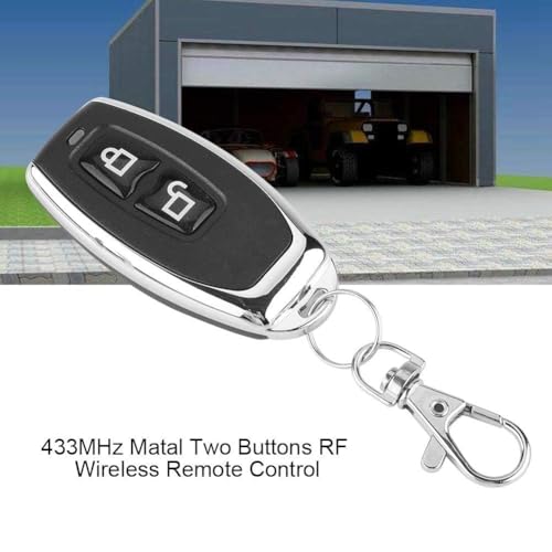 Image of Hexonix 433Mhz Universal Wireless Remote Control Switch DC 12V 1CH RF Relay Receiver Module with Transmitters EV1527 Learning Code Remote Switch (1 Receiver and 1 L-U Remote)