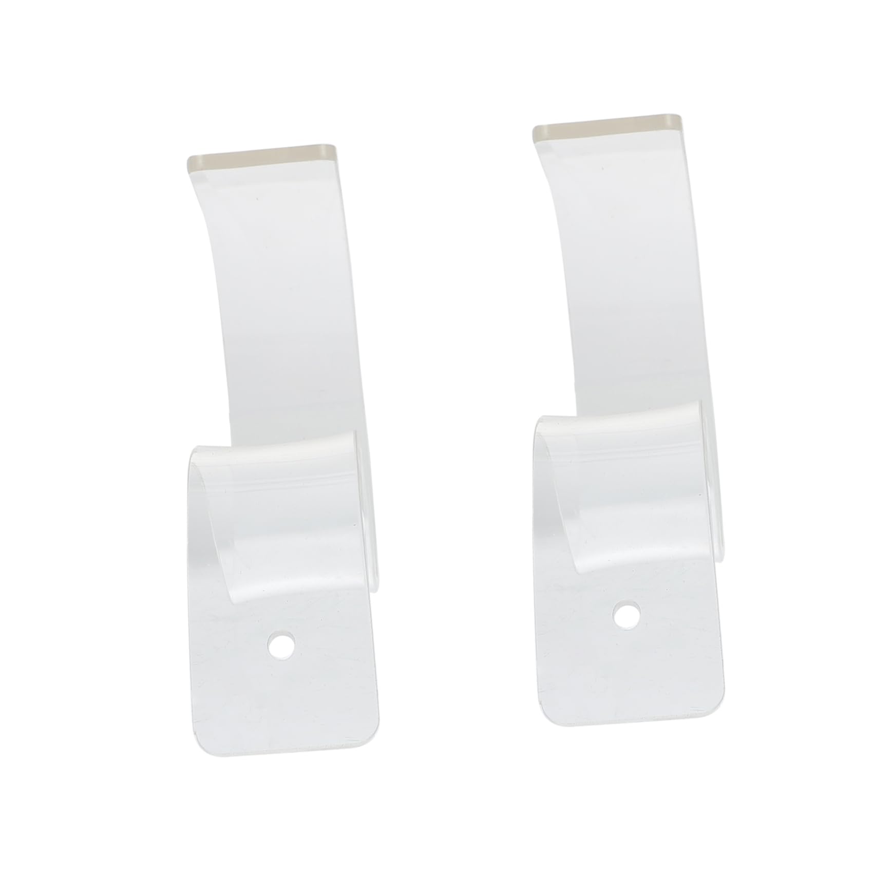 MUELODSIC 2pcs Acrylic Belt Display Rack Transparent Belt Stand for Home Store Organization Wide Thick Stylish Holder for Neat Storage and Showcase