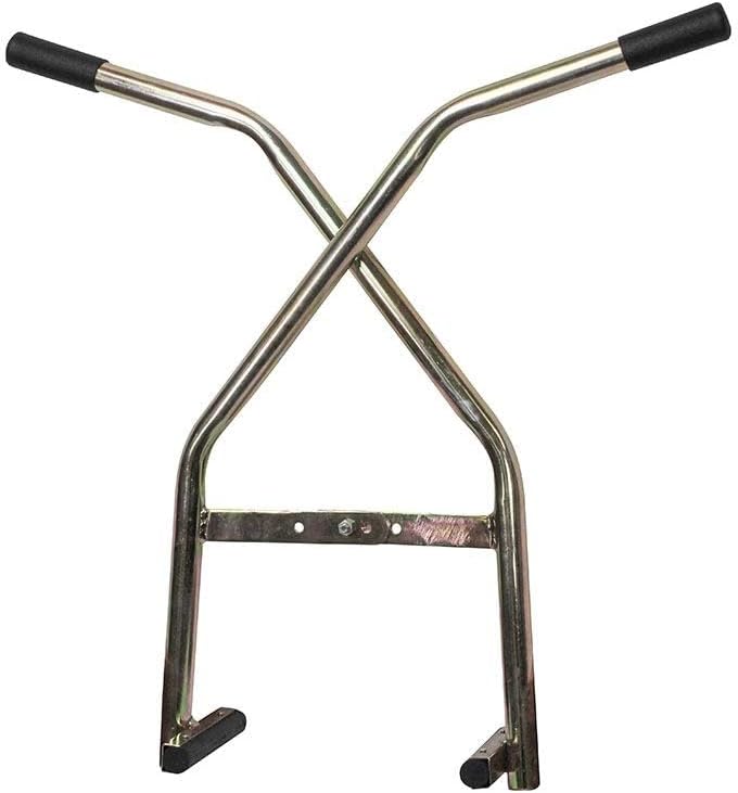 Faithfull FAIKERBL Heavy-Duty Kerb Lifter Tongs, 360 mm Clamping Range, 100 kg Capacity, Silver, Overall Length: 850mm