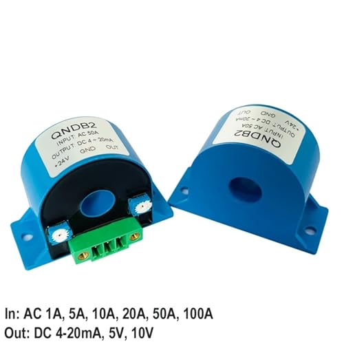 Sensor de corriente alterna QNDB2 20A para solucionar fallas de lectura en PLC 4