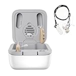 Ceretone Hearing Aids for Seniors Rechargeable, BTE (Behind-the-ear) OTC Hearing Aid with Noise Reduction,Premium Sound Quality, Great Gift (Not Amplifiers)