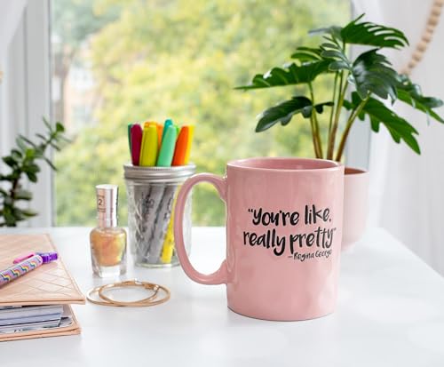 Taza de cerámica rosa de 18 onzas Silver Buffalo miniatura 3