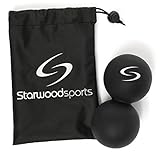 Peanut Lacrosse Ball - Double Massage Ball for Myofascial Release and Trigger Point Therapy