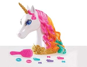 Barbie Dreamtopia Einhorn-Stylingkopf mit Regenbogenhaar