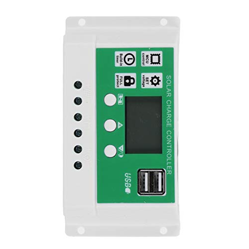 Preisvergleich Produktbild Cerlingwee Solarladeregler, Laderegler 10A 12V 24V für den gewerblichen Heimgebrauch