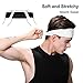 EasYoung Headbands for Men, 3 Pack Guys Workout Sweatbands Sport Headbands for Running, Crossfit, Working Out and Performance Stretch Workout Hairbands, Moisture Wicking Versatile Headbands Fits All