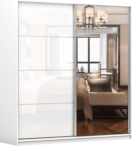 Produktbild imoebel24 Schwebetürenschrank mit Spiegel, 203x218 cm