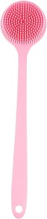 HONMEET Escova De Banho De Cabo Longo Loções De Xampu Portátil Escova De Banho De Silicone Escova De Banho Traseira Escova De Banho De Cerdas Aconchegantes Escova De Cabo Longo