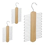 3 x Krawattenbügel Holz Krawattenhalter Krawatten Aufbewahrung Schlips Bügel