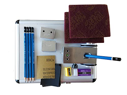 Image of Pencil Hardness Tester ASTM D3363 with Two Test Load and A Set of Pencils (Aluminum case)
