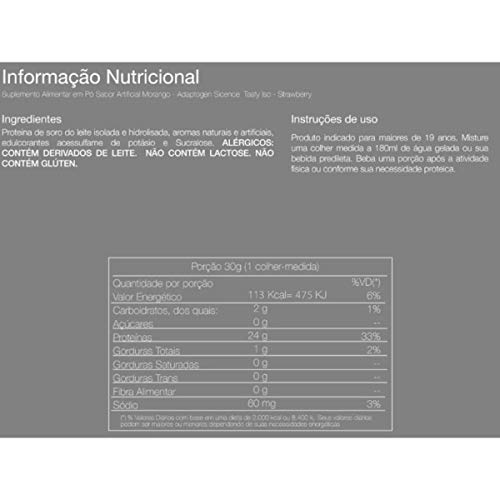 Tasty Iso Whey Protein Isolado 2280Kg - Adaptogen Science Sabor:Chocolate Truffle