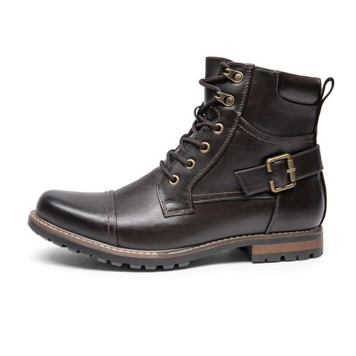 Image of Bruno Marc Men's Motorcycle Combat Boots