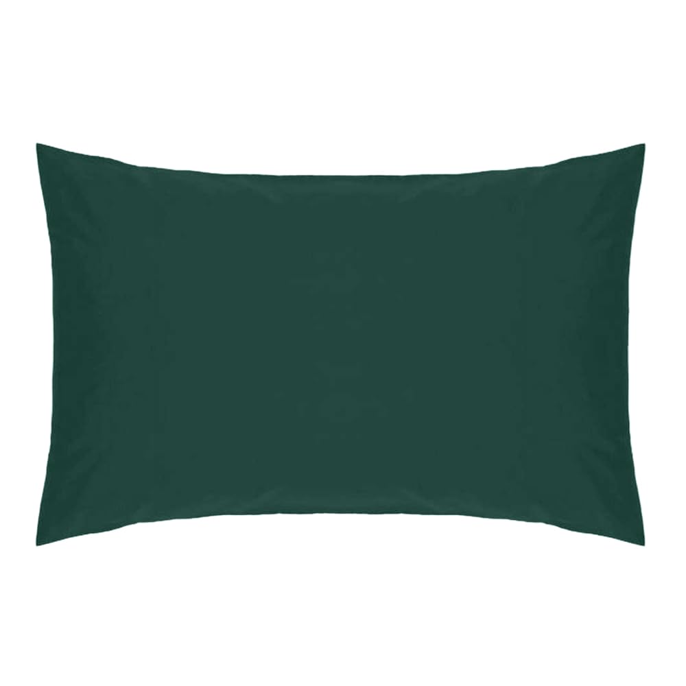 Belledorm Easycare Percale Housewife Pillowcase (One Size) (Bottle Green)