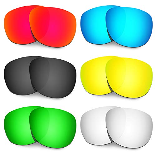 Lentilles de rechange Oakley Crossrange R rouges en verre renforcé pour lunettes de soleil