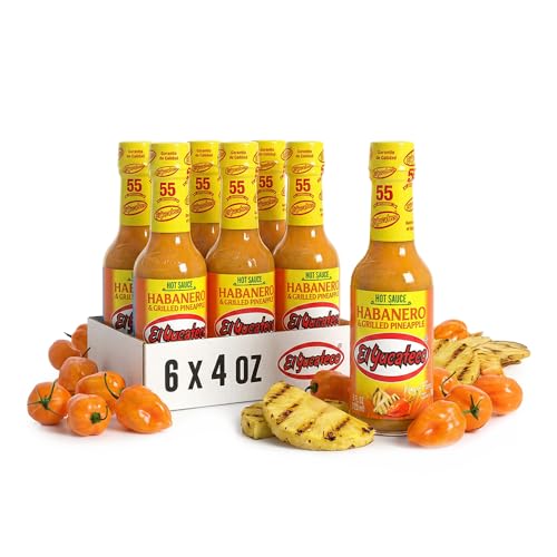 El Yucateco Pineapple & Habanero Sauce 4 oz (6 Pack)