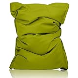 La calidad de este Puff es exclusiva Lumaland, relleno de perlas EPS, encaja perfectamente en la forma de su cuerpo en diferentes posturas, gracias al relleno de esferas de poliestireno expandible de fabricación alemana. Ayudan a mantener la temperatura corporal contra el sudor. Además los enormes pufs con acolchado a 380 litros aseguran una gran estabilidad!