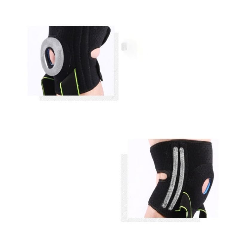 Diving Material Adjustable Knee Pads Silicone Breathable Pressurized Sports Spring Support