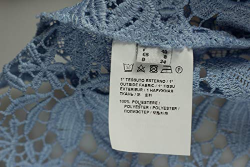 PINKO 1B11TG-5880/E55 Gilet, Blu (E55 Blu