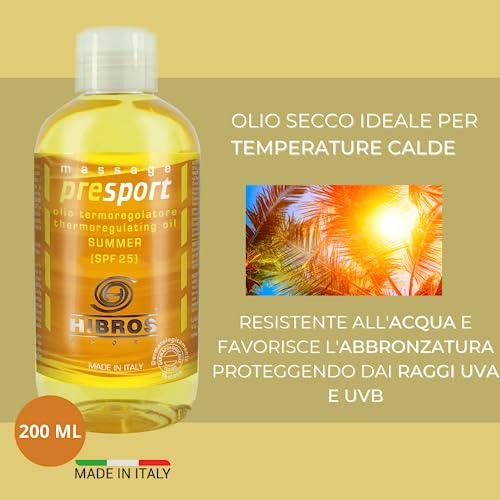 Hibros Olio Presport Summer Attivante Pre Sport