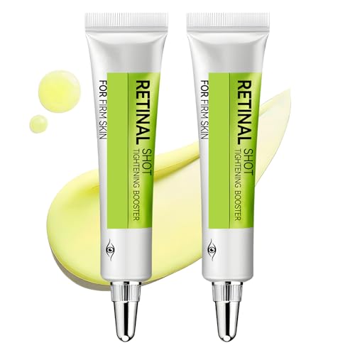 Retinal Shot Tightening Booster, Serum Retinol Shot, Minimiza los Poros, Reduce las Líneas de Expresión, Deja la Piel Firme y Suave, 2 Piezas