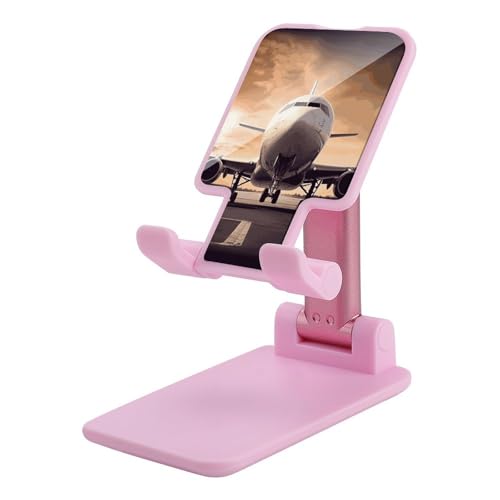 Support de téléphone en avion rose ajustable pour éviter les douleurs aux cervicales