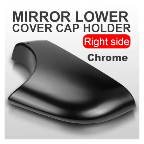 Mirror cover Tesla Model Y coques protectrices clipsables noir mat