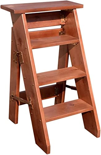 Marchepied pliable en bois épais 4/5/6 marches portable pour intérieur en bois massif escalier mobile pour grenier Design gain de place