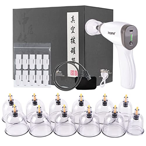 Electric Cupping Theraphy Set 12 Cups,Valentines Day Gifts Profes...