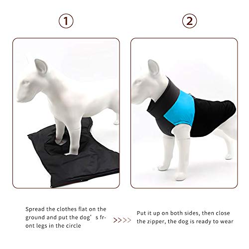 Hunde Mantel Warme Jacke, ZoneYan Hund Kleider, Haustier Kleidung, Welpe Weste, Dog Kleidung, Hunde Mantel Herbst Winter, Doggy Bekleidung, Welpen Jacken Warm
