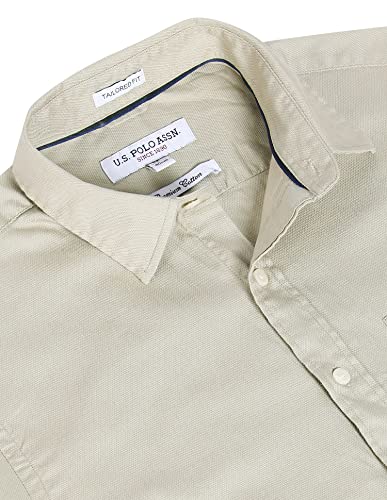 Image of U.S. Polo ASSN. Men's Cotton Slim Fit Shirt
