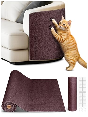 2PCS 39.4"x15.8" Cat Scratch Furniture Protector - Brown