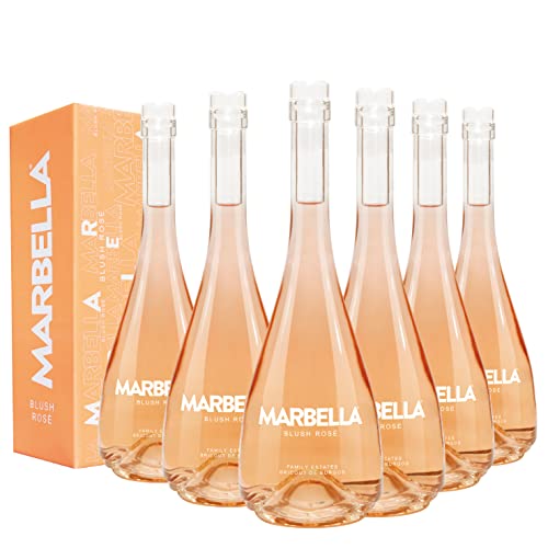 Marbella Blush Rosé- Pack 6 botellas de 75 cl - Vino rosado D.O 