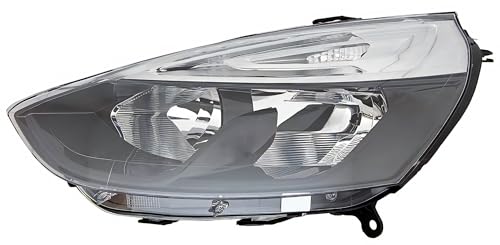 Faro Clio 2016 izquierdo H7 H1 óptico con perfiles negros referencia 260601732R