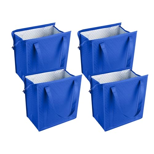 Sac d'épicerie isolé pour aliments congelés et sac isotherme pliable grand volume